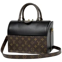 ルイ・ヴィトン Louis Vuitton スピーディ ドクター 25 2WAY ショルダーバッグ ハンドバッグ レザー ブラック ブラウン M51468 レディース 【中古】のサムネイル