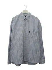 エルメネジルドゼニア Ermenegildo Zegna YACHTING ボタンダウンシャツ XXL 長袖 ストライプ ブルー 青 トップスのサムネイル