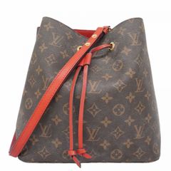Louis Vuitton バケットバッグ ネオノエ ブラウン/レッド【美品