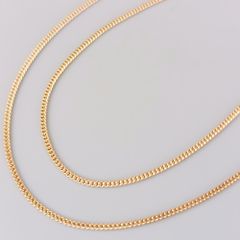 18金 K18 男女兼用 ジュエリーマキ デザインネックレス 4.9g 40