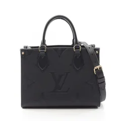 ルイ・ヴィトン LOUIS VUITTON ハンドバッグ オンザゴーPM 2WAY M45653 ノワール レザー オンザゴーPM レディース Used Aのサムネイル