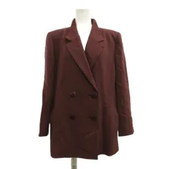 ピエールカルダン Pierre Cardin テーラードジャケット 上着 ウール 13 茶 ブラウン ダブルブレスト 長袖 /PP ■GY69のサムネイル