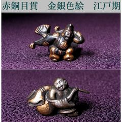 時代武具 赤銅目貫 金銀色絵 江戸時代/26f042 - メルカリ