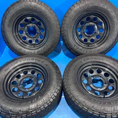 バリ溝 24年製 オープンカントリー AT3 215/75R15 4本 9分山 8分山 ジムニーシエラ 純正スチール レンコン JB74W アゲ系　ジムニーノマドのサムネイル
