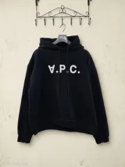A P C ブラック フーディー Tシャツ XLのサムネイル