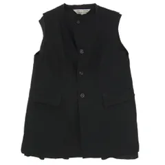 COMME des GARCONS コムデギャルソン RS-J022 AD2016 コムコム レイヤード カットオフ ベスト ジレ ブラック系 M【中古】のサムネイル