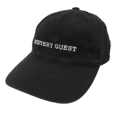 アイデア IDEA 26SS MYSTERY GUEST HAT ミステリー ゲスト ハット 刺繍 キャップ 帽子 ブラック系【中古】のサムネイル