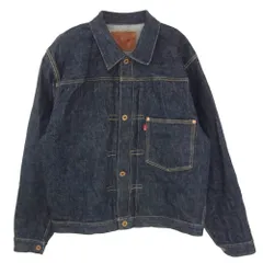 FULLCOUNT フルカウント S2107 WWII MODEL BROWN COTTON DENIM JACKET 大戦モデル デニムジャケット Gジャン インディゴブルー系 42【中古】のサムネイル