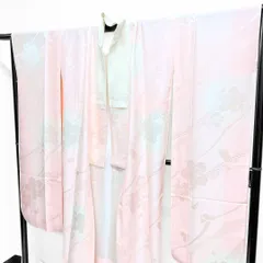 長襦袢　振袖襦袢　桜　熨斗　市松　袷　広襟　身丈136　裄68　着物　053b 長襦袢 振袖襦袢 桜 熨斗 市松 袷 広襟 身丈136 裄68 着物 053b - メルカリ