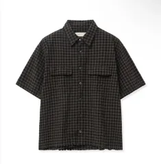 NOUN タタン チェック クロップド シャツ 2のサムネイル