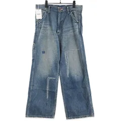 未使用 BOW WOW バウワウ HERITAGE DENIM PAINTER PANTS AGED BW261-HDPP ペインターパンツ ワークパンツ インディゴ XL 71016182のサムネイル