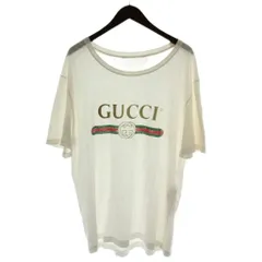 グッチ GUCCI Tシャツ L 白 ホワイト ロゴ 半袖 ラウンドネック /GG30のサムネイル