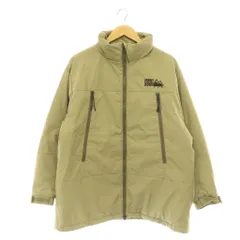 ファーストダウン FIRST DOWN 中綿ジャケット アウター スタンドカラー ジップアップ  M グレージュ /CX ■OSのサムネイル