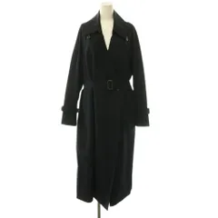ミューズ ドゥーズィエム クラス MUSE de Deuxieme Classe 24SS GABARDINE TRENCH トレンチコート ロング 36 ネイビー /HK ■OSのサムネイル