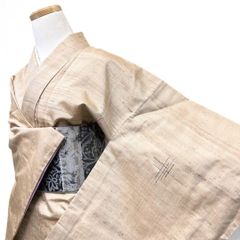 未使用 夏物 紗のお着物（細かな松葉文）裄64 正絹美品 - メルカリ
