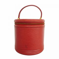 Louis Vuitton エピレザー バニティ ハンドバッグ レッド - メルカリ