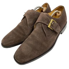 FERRANTE フェランテ ローファー ダブルモンク スエード 6 1/2 - メルカリ