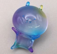 中古】キーホルダー 生きろ。そなたは美しい。 文字ラバー根付 「千と