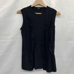 ansdotsloevner フリルタンク　Mサイズ　黒　★週末限定出品★ ansdotsloevner フリルタンク Mサイズ 黒 ☆週末限定出品☆ - メルカリ
