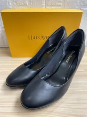 HILLS AVENUE  ブラックスムースパンプス　25㎝　新品未使用品のサムネイル