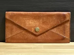 Ryu リュー レザー 長財布 エンベロープデザイン ブラウンのサムネイル