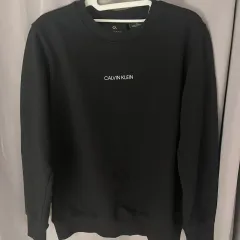 Calvin Klein CK ブラック スウェット 起毛 スウェット ユニセックスのサムネイル