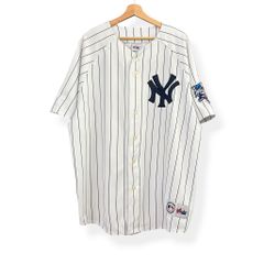 マジェスティックNYヤンキースユニフォームL 25番ジアンビ100周年