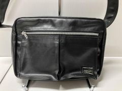 鳩ぽっぽ様専用 PORTER AMAZE オールレザー ショルダーバッグ 黒