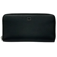 ディオール Dior 財布 メンズ ブランド CD Icon 長財布  レザー ロングジップウォレット ブラック ロゴ シンプル 【中古】のサムネイル