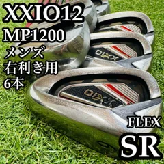 【A在】12代目ゼクシオ XXIO12 レッド メンズアイアンセット 6本 SRのサムネイル