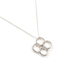☆Tiffany & Co. シルバーネックレス クローバー クアドロフォリオ