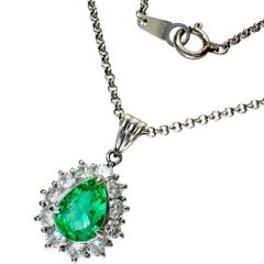 世界四大貴石☆希少なティアドロップ】エメラルド ネックレス - メルカリ