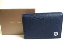 ブルガリ BVLGARI レザー ブルガリ・ブルガリ マン ビジネスカードホルダー カードケース 名刺入れ メンズ 【未使用保管品】のサムネイル