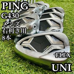 良品】初心者推奨 ピン G425 黒ドット メンズアイアンセット 5本 S