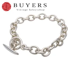 【中古】 ジョージジェンセン ブレスレット 144 シルバー925 約24.1g シルバー チェーン Tバー アクセサリー レディース 女性 Georg Jensenのサムネイル