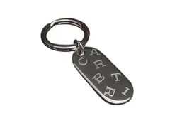 Cartier カルティエ キーホルダー ロゴモチーフ シルバー メタル ユニセックス 美品のサムネイル