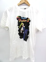 平成レトロ 未使用 バーチャファイター2 Tシャツ 格闘ゲーム キャラクター サラ・ブライアン 白 ホワイト ※難有　保管3のサムネイル