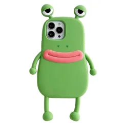 mayababy 対応iphone13/14/15/16用ケース 耐衝撃 可愛い 3D立体 アヒル 動物 ぬいぐるみ シリコンのTPUソフトケース かわいい 個性 携帯カバー キャラクター アニマル 擦り傷防止 デザイン背面スマホケースのサムネイル