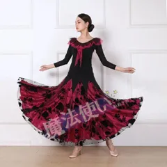 大人気花柄セットアップ　ダンスパーティにも最適 上下2点セット練習着 CWF74P226のサムネイル