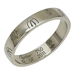 CARTIER カルティエ 750 WG ホワイトゴールド ハッピーバースデーリング サイズ59=19号 重量5.8g 正規品 / 40511のサムネイル