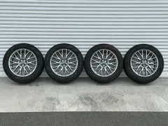 ホットスタッフ エクシーダー Exceeder E05 ホイール 18インチ 7.5J +38 5H PCD 114.3 4本セット ダークシルバー タイヤ付き スタッドレス ピレリ/ PIRELLI ICE ASIMMETRICO 235/55R18 中古のサムネイル