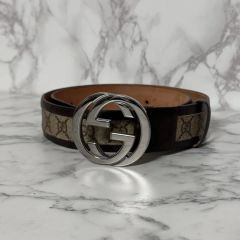 グッチ GUCCI レザー GGスプリーム ベルト ゴールド金具 Y862 - メルカリ