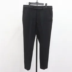IT1CA8P5SOY4 Dior HOMME ディオールオム パンツ 763C190W6350 ブラック サイズ48 メンズ ボトムス ウール メタルのサムネイル
