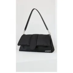 JACQUEMUS ジャックムス ル Bambi(バンビ) ナイロン パフ フラップ バッグ ブラックのサムネイル