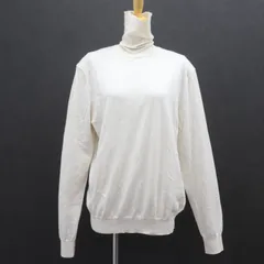 IT4KVZJTJBCA BERLUTI ベルルッティ カシミア×シルク セーター タートルネック R14KHL63YADL アイボリー サイズL メンズ トップスのサムネイル