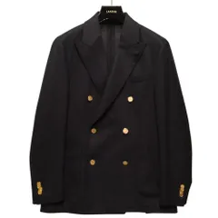 LARDINI ラルディーニ ウール ダブル 6B ジャケット ブラック サイズ46 正規品 / 40637のサムネイル