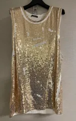 BALMAIN バルマン スパンコール ノースリーブカットソー 未使用のサムネイル
