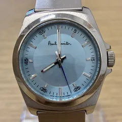 [Y0712]【不動/現状品】Paul Smith ポールスミス クローズドアイ レディース 腕時計 1032-T001599 TA ライトブルー文字盤のサムネイル