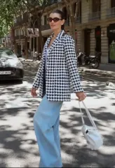 CHANEL シャネル ファンタジー MULTI COLOR ハウンドトゥース ジャケット/コート 未使用のサムネイル