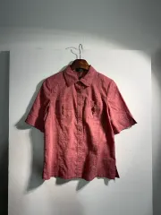 Leilian GOLD POINT リネン 半袖 シャツ C593のサムネイル